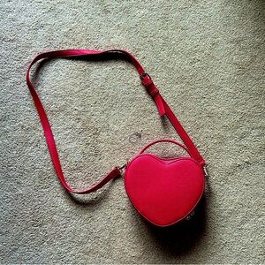 Small Y2K summer red heart purse